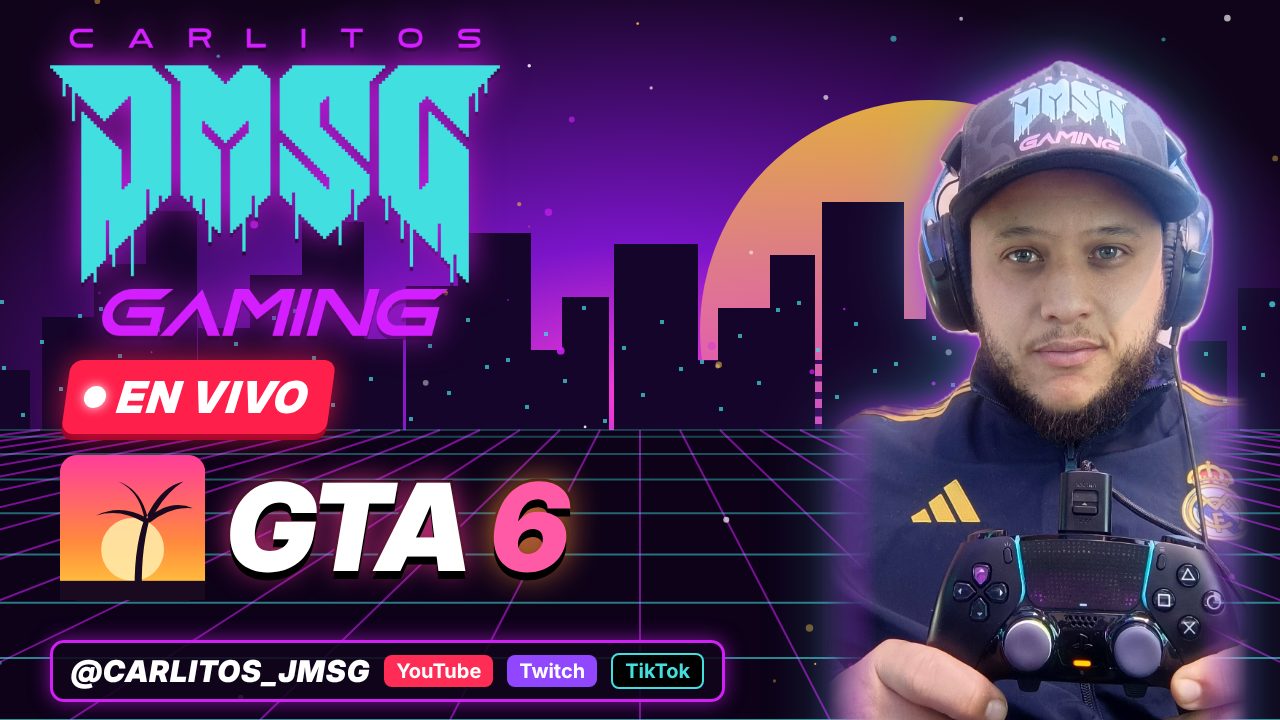 Carlitos JMSG en vivo jugando GTA 6
